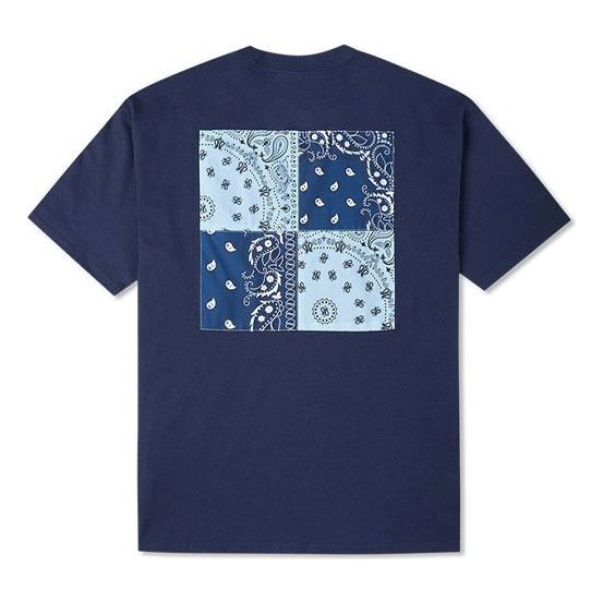 Majica Converse Converse Loose Fit T-Shirt with Back Print Modra | 10023154-A03