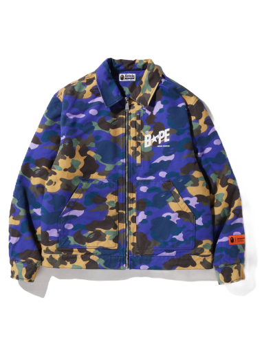 Jakna BAPE Heron Preston x Mix 1st Camo Duck Trucker Jacket Lila | 1I23-141-902