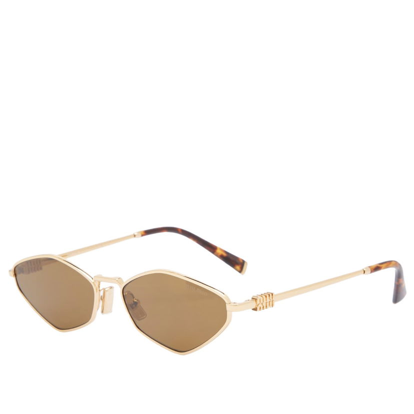 Sončna očala Miu Miu Miu Miu 56ZS Geometric Sunglasses Rjava | 0MU-56ZS-56-5AK09Z