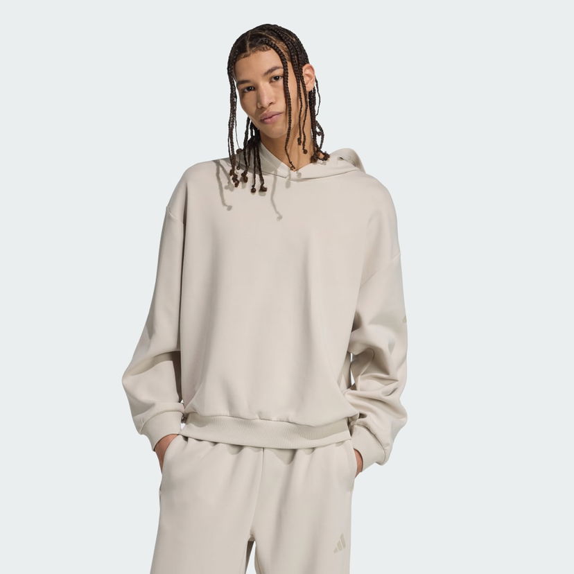 Pulover adidas Performance Soft Luxe Hoodie Bež | KB8088