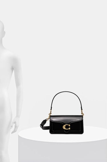 Torba za čez ramo Coach Tabby Shoulder Bag Črna | CW631, 6