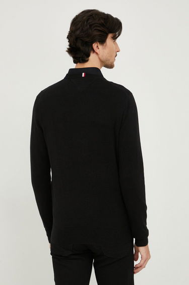 Pleteni pulover Tommy Hilfiger Sweater Črna | MW0MW28047.9BYY, 1