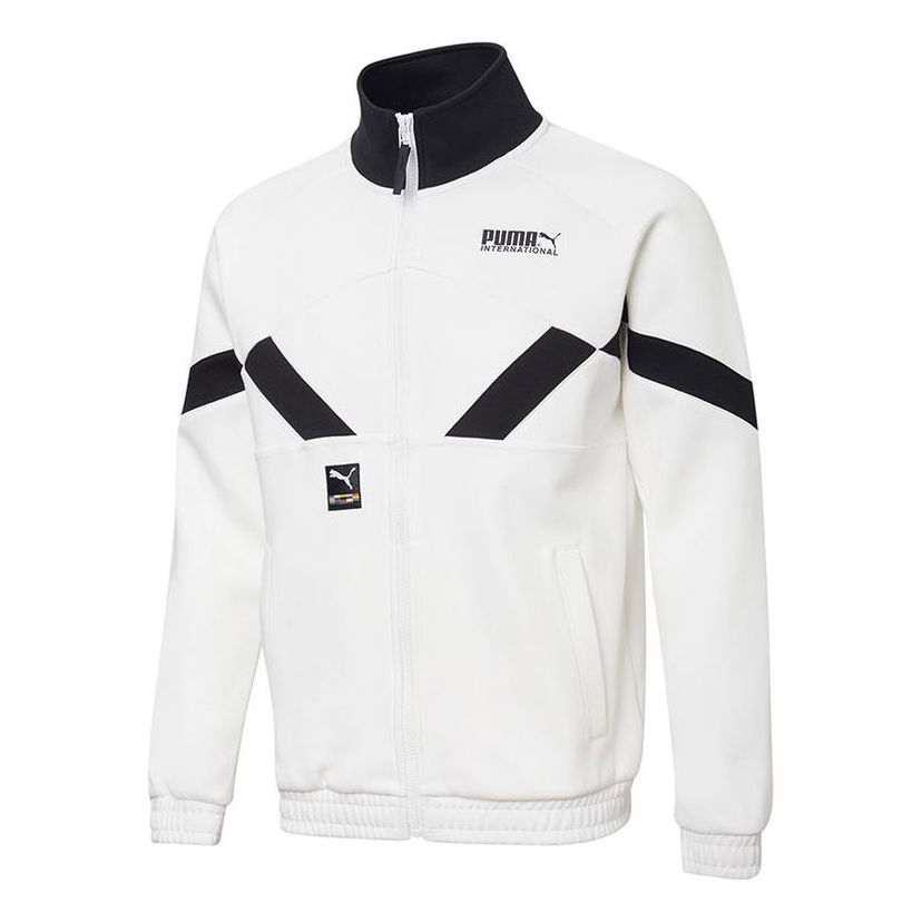 Trenirka Puma Casual Knitted Jacket Bela | 531339-02