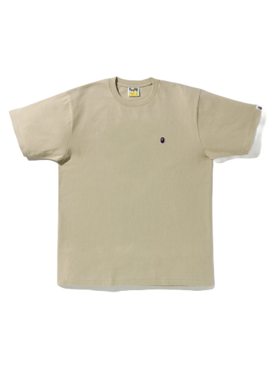 Majica BAPE Ape Head One Point Tee Bež | 1I80-110-004
