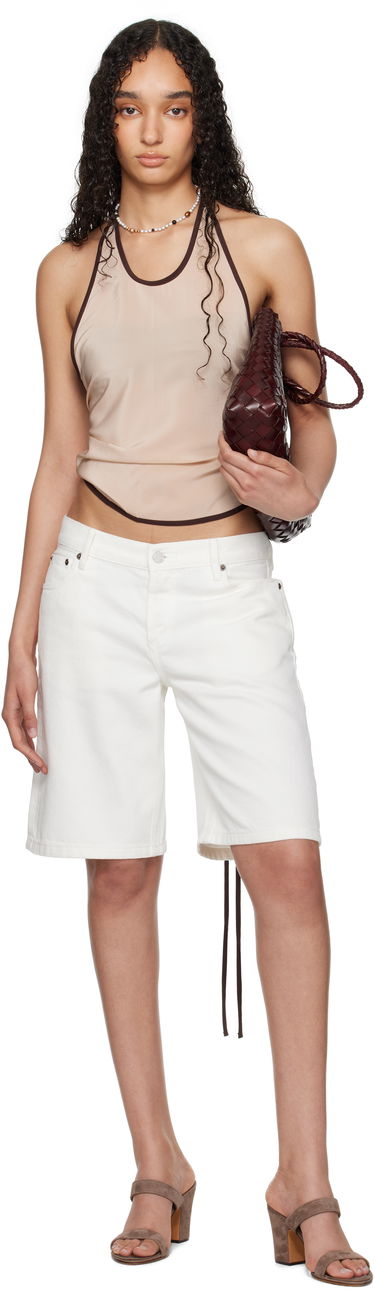 Majica brez rokavov Baserange Baserange Apron Wrap Top Bež | Apron Wrap Top, 4