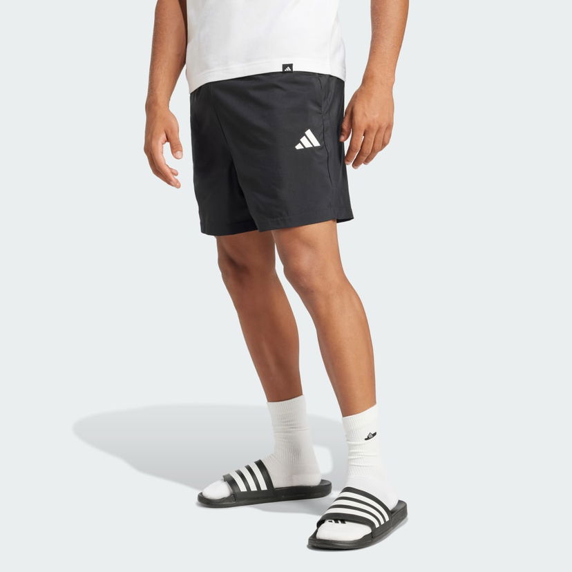 Kratke hlače adidas Performance Essentials Small Chelsea Logo Shorts Črna | JF1117