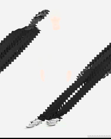 Cargo hlače Off-White Embroidered Wool Cargo Pants Black Črna | OMCF037F23FAB001 1010, 4