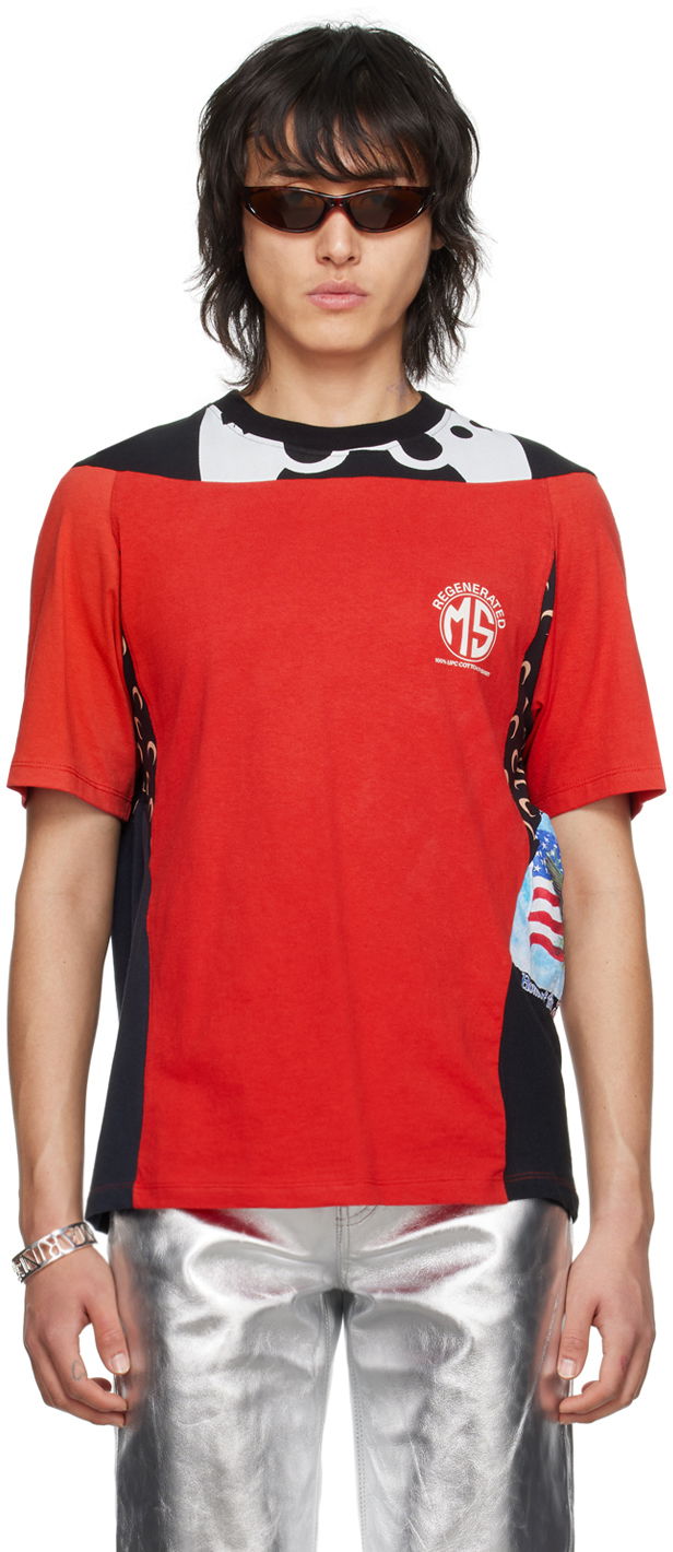 Majica Marine Serre Regenerated T-Shirt Rdeča | MTT080 UJER0003