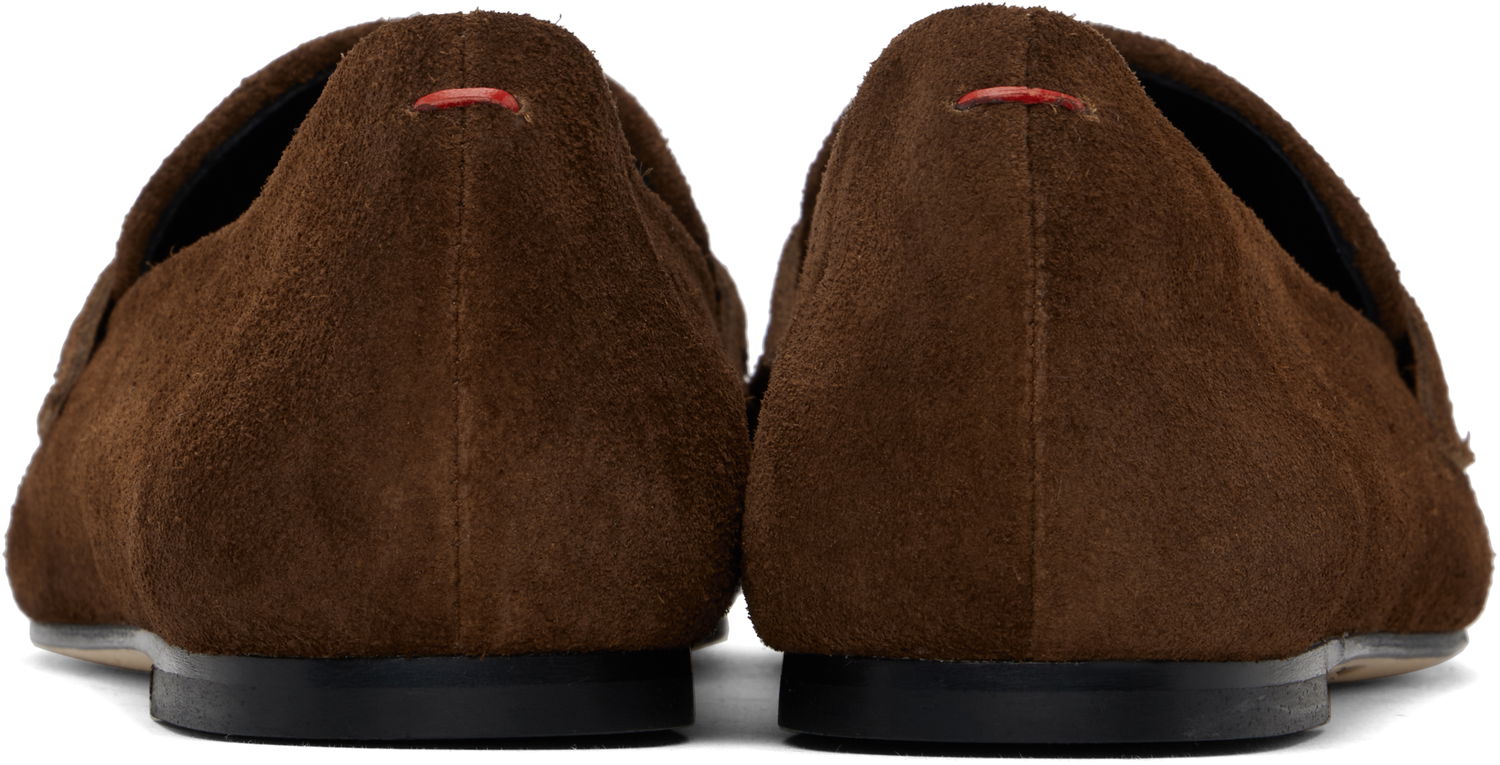 Oblačila Aeyde Aeyde Alfie Suede Loafers Rjava | A11-FL-GGRS08FL1-SS24-990-022, 1