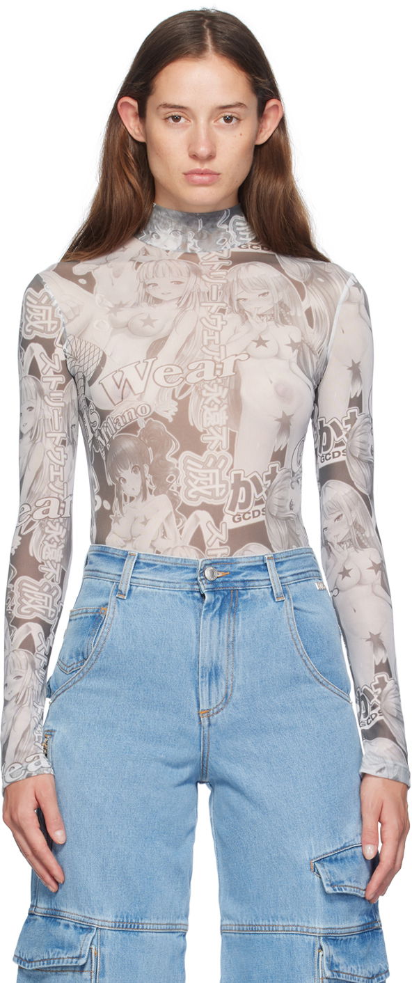 Bodi GCDS Bodysuit Siva | A2CW2602TE6, 0