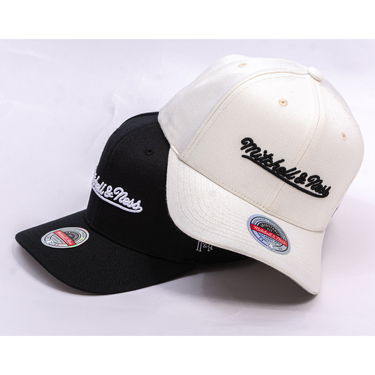 Kapa Mitchell & Ness Mitchell & Ness Branded Script Stretch Cap Črna | HC12184-MNNBLCK, 5