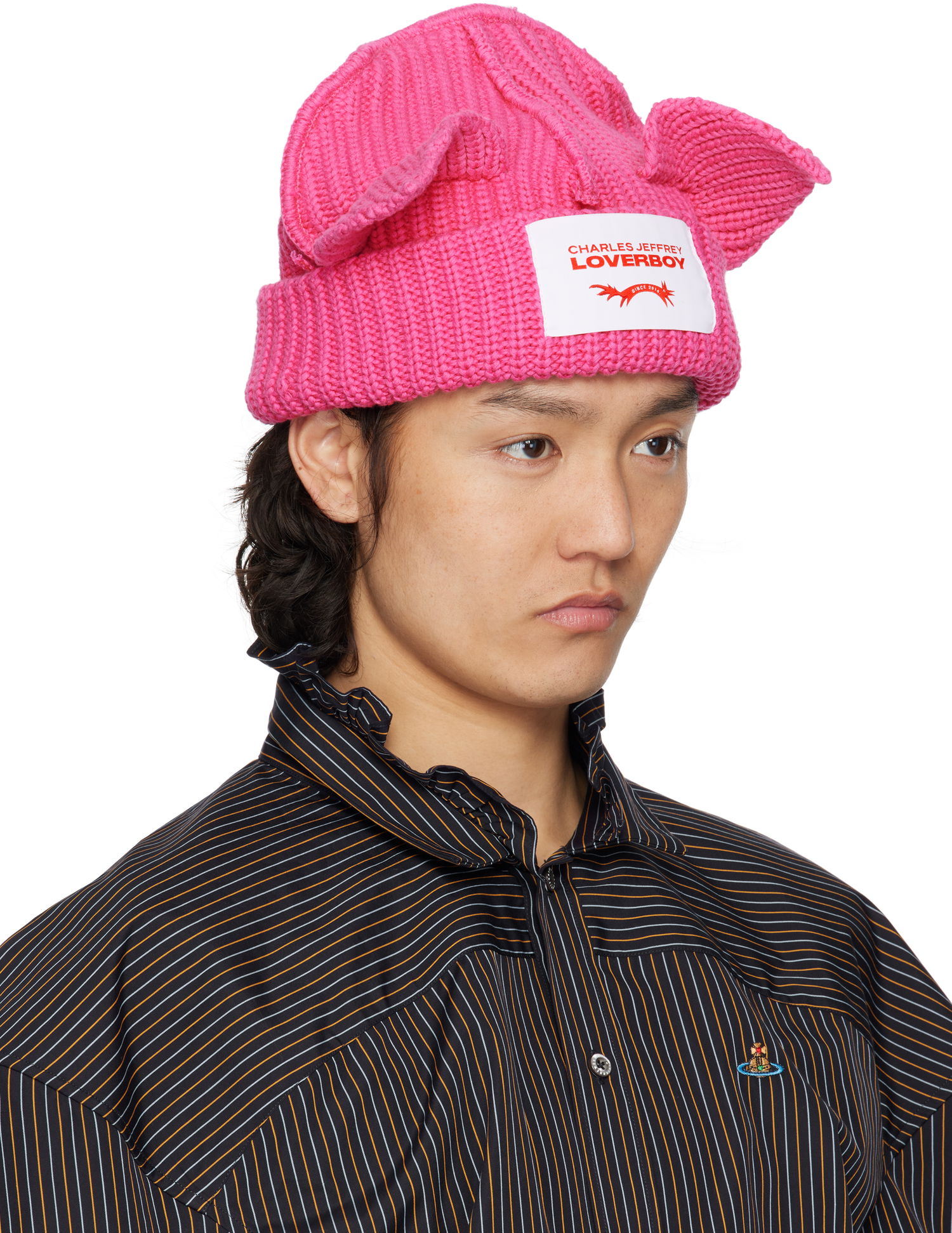 Beanie Charles Jeffrey Loverboy Charles Jeffrey LOVERBOY Chunky Ears Beanie Roza | 54130305, 1