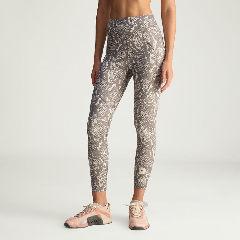 Pajkice adidas Performance Stella McCartney Training 7/8 Snake Print Leggings Siva | JW4556