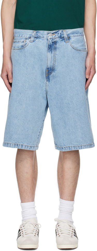 Kratke hlače Carhartt WIP Work In Progress Landon Denim Shorts Modra | I030469, 0