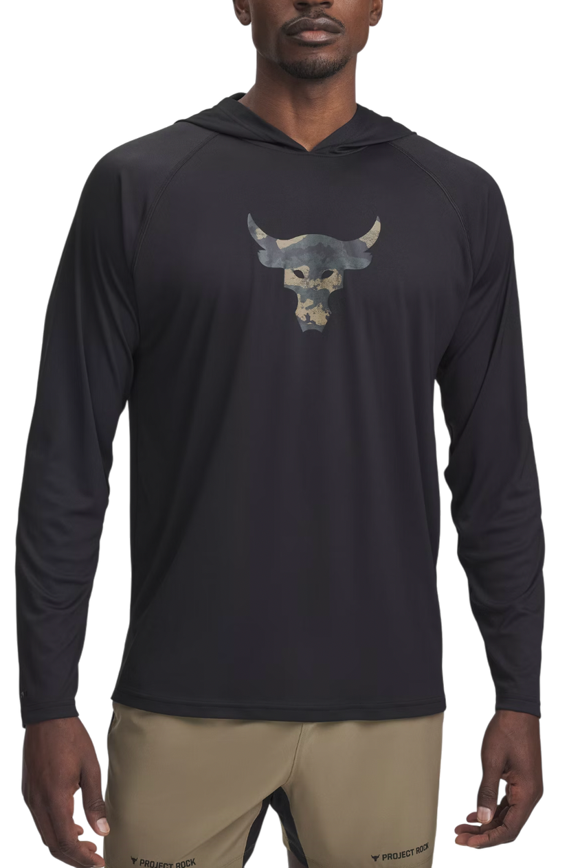 Pulover Under Armour Project Rock Iso-Chill Training Hoodie Črna | 1389955-001