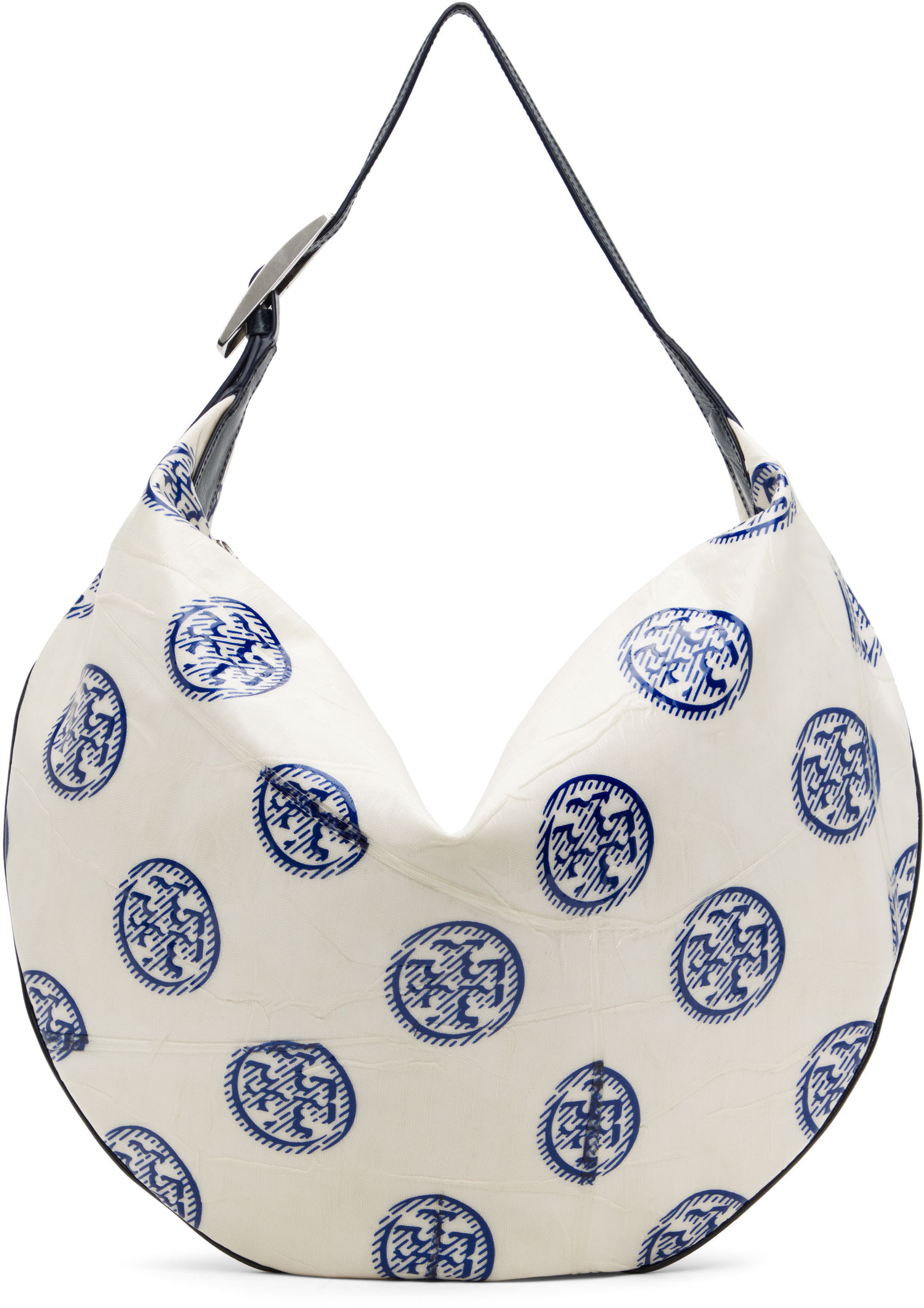 Torbica Tory Burch Tory Burch T Monogram Balloon Bag Bela | 171915-101, 0