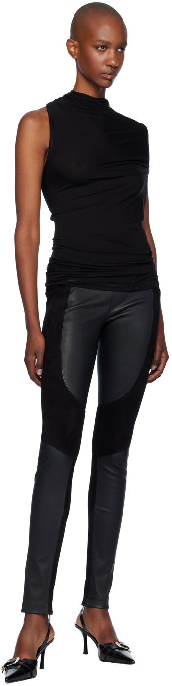 Majica brez rokavov Helmut Lang Helmut Lang Sleeveless Draped Top Črna | O07HW507, 3