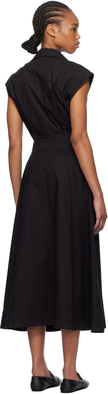 Obleke A.P.C. A.P.C. Athena Midi Dress Črna | COEVD-F35149, 2