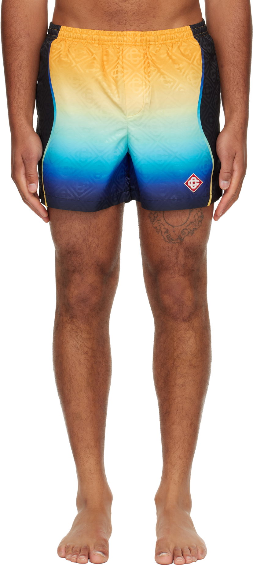 Kopalke Casablanca Casablanca Multicolor Gradient Jacquard Swim Shorts Večbarvna | M-AW25-TR-224-01