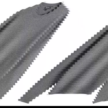 Pleteni pulover A.P.C. A.P.C. Thomas Waffle Knit Jumper Siva | WVBCZ-H23434-PLC, 1