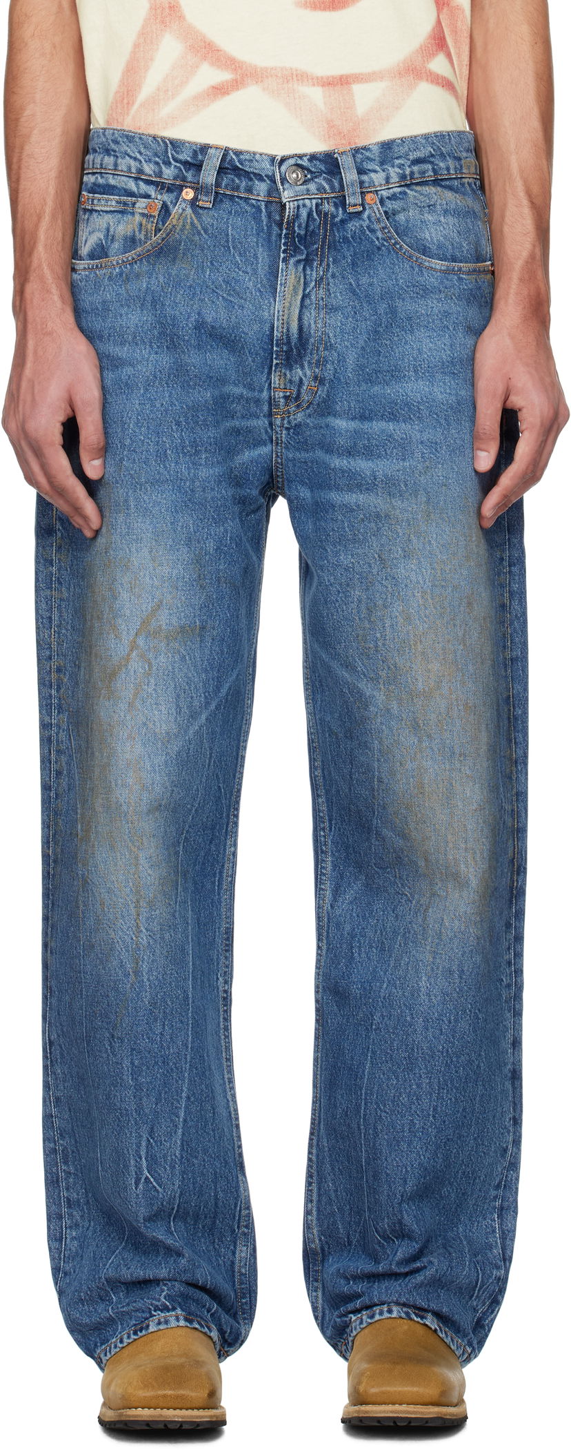 Kavbojke OUR LEGACY Our Legacy Third Cut Jeans Modra | M2255TCD
