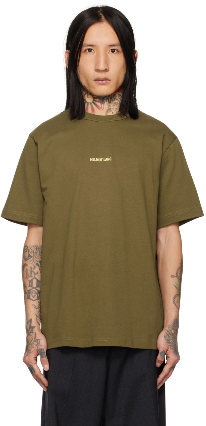 Majica Helmut Lang Space Graphic T-Shirt Zelena | N09HM526