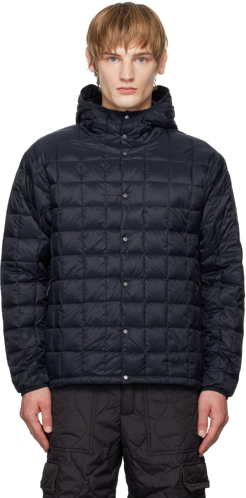 Puhovka TAION Men's Mountain Light Down Jacket Črna | TAION-106SBMT-DX