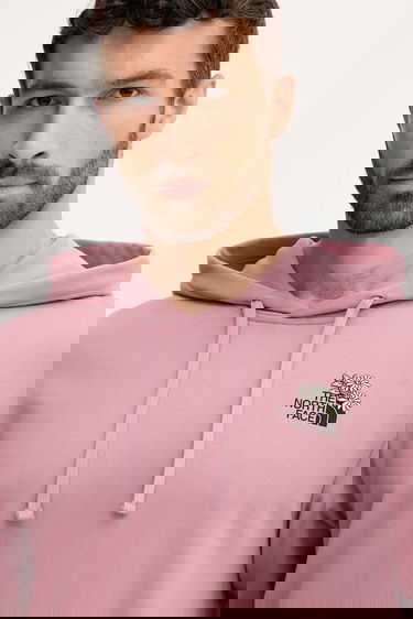 Pulover The North Face Cotton Flowe Dome Hoodie with print Roza | NF0A8EGZHCS1, 3