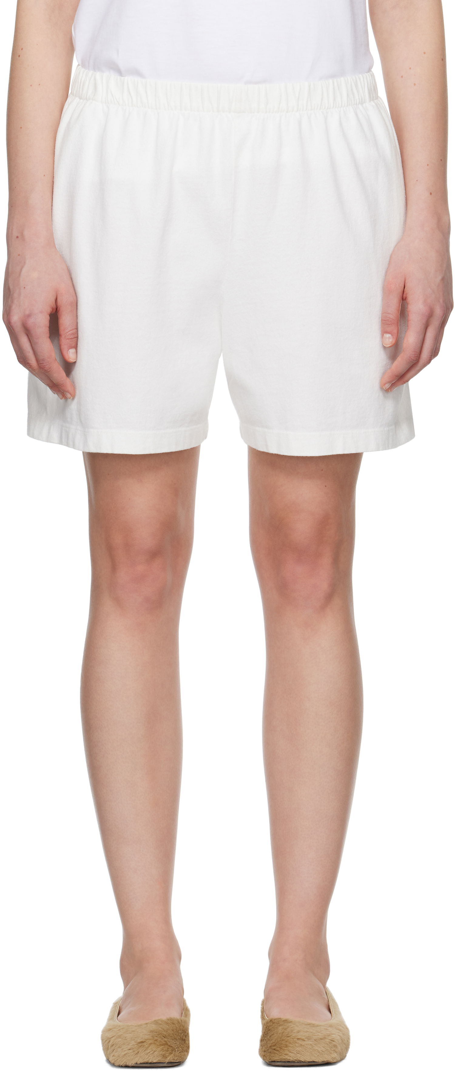 Kratke hlače The Row The Row Gunty Shorts Bela | 7875-K526, 0