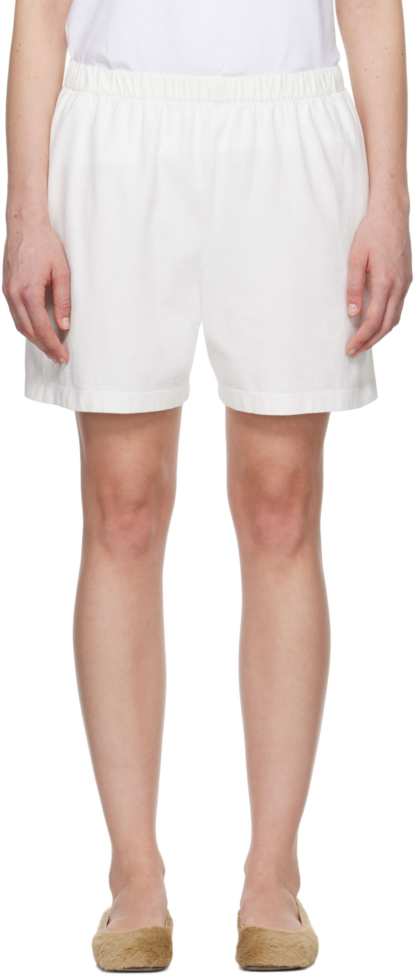 Kratke hlače The Row The Row Gunty Shorts Bela | 7875-K526