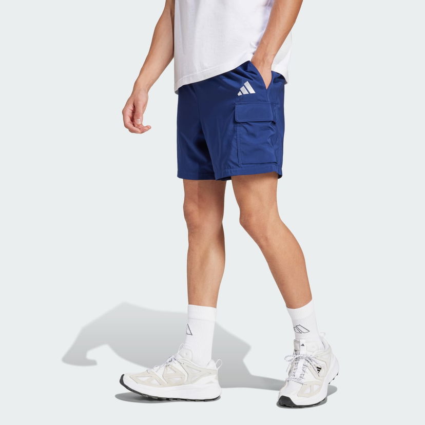 Kratke hlače adidas Performance Essentials Small Logo Cargo Shorts with Logo Modra | JF3532