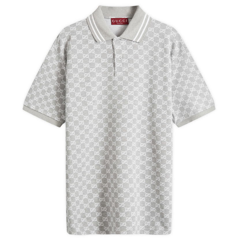 Polo majica Gucci GG Monogram Polo Siva | 788024-XJGQX-1087