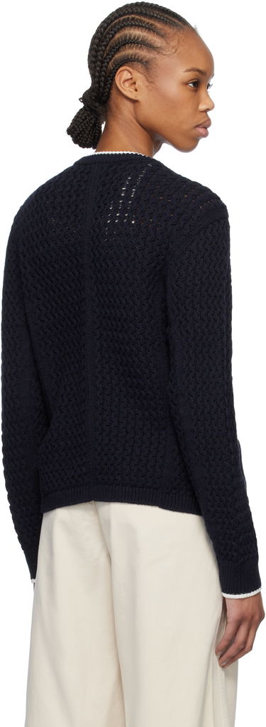 Pleteni pulover rag & bone Rag & Bone Daria Knit Cardigan Mornarica | WAS24P045SD45, 2
