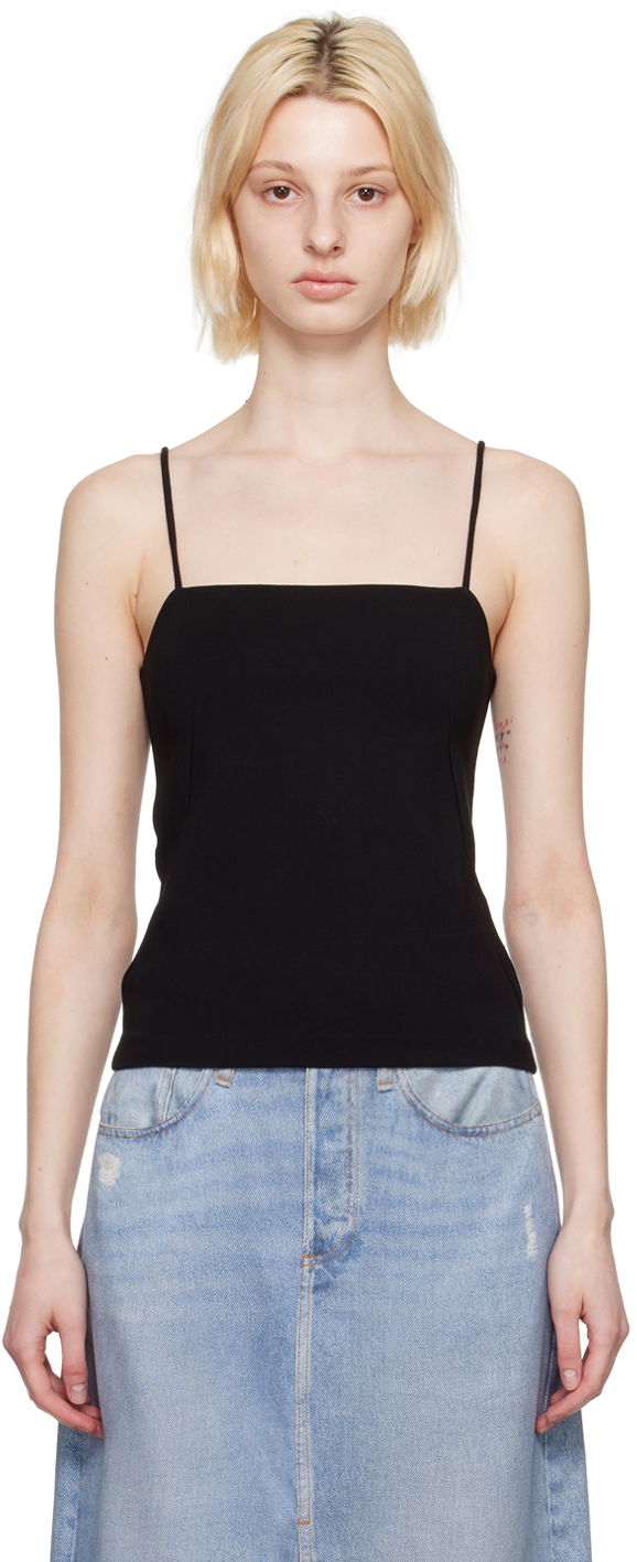 Majica brez rokavov rag & bone Rag & Bone Irina Tank Top Črna | WAC23PT016LC16
