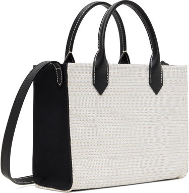 Tote bag Balmain Balmain B-Army Small Raffia Tote Črna | EN0FE900TCRB, 2
