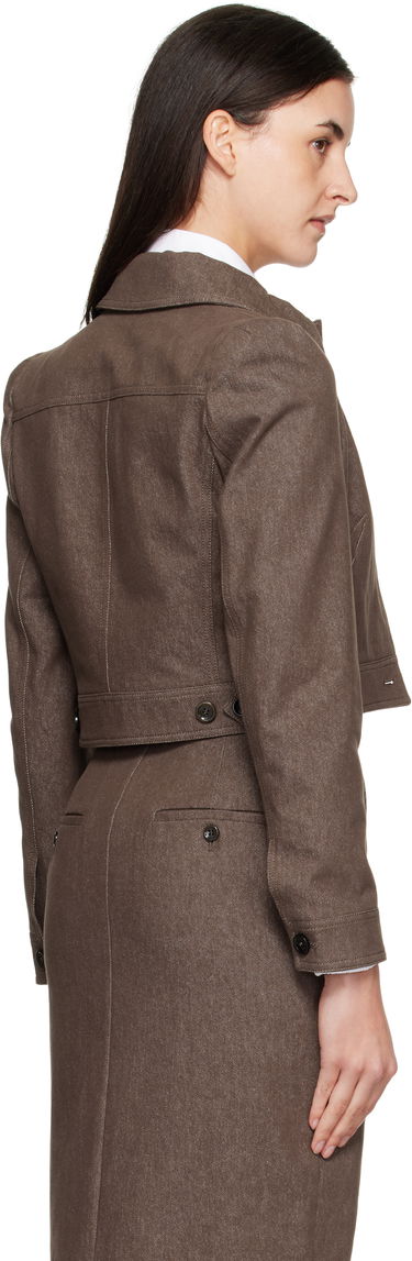 Jakna Max Mara Max Mara Carpa Cropped Jacket Rjava | 2511041013600, 2