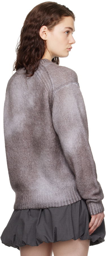 Pleteni pulover Acne Studios Sprayed Crewneck Sweater Siva | A60546-, 2