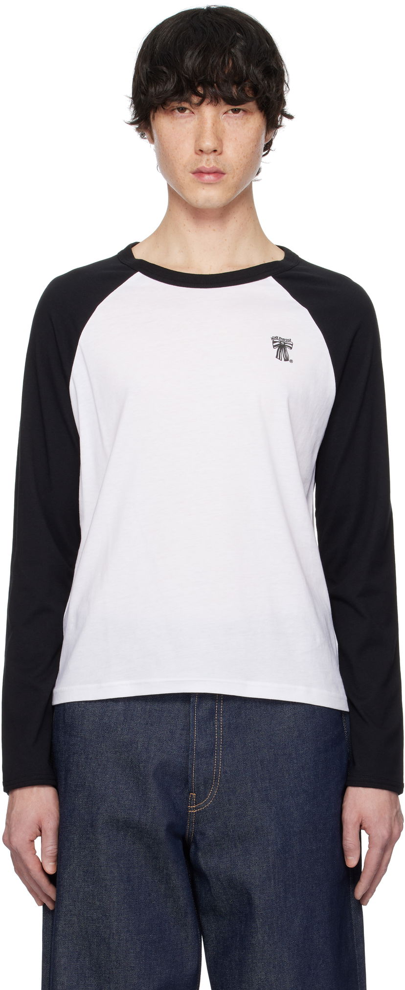 Majica Acne Studios Acne Studios Regular-Fit Long Sleeve T-Shirt Bela | CL0320-