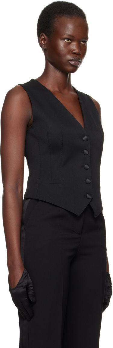 Telovnik Dolce & Gabbana Gabardine Wool Vest Črna | F791MT FU28J, 1