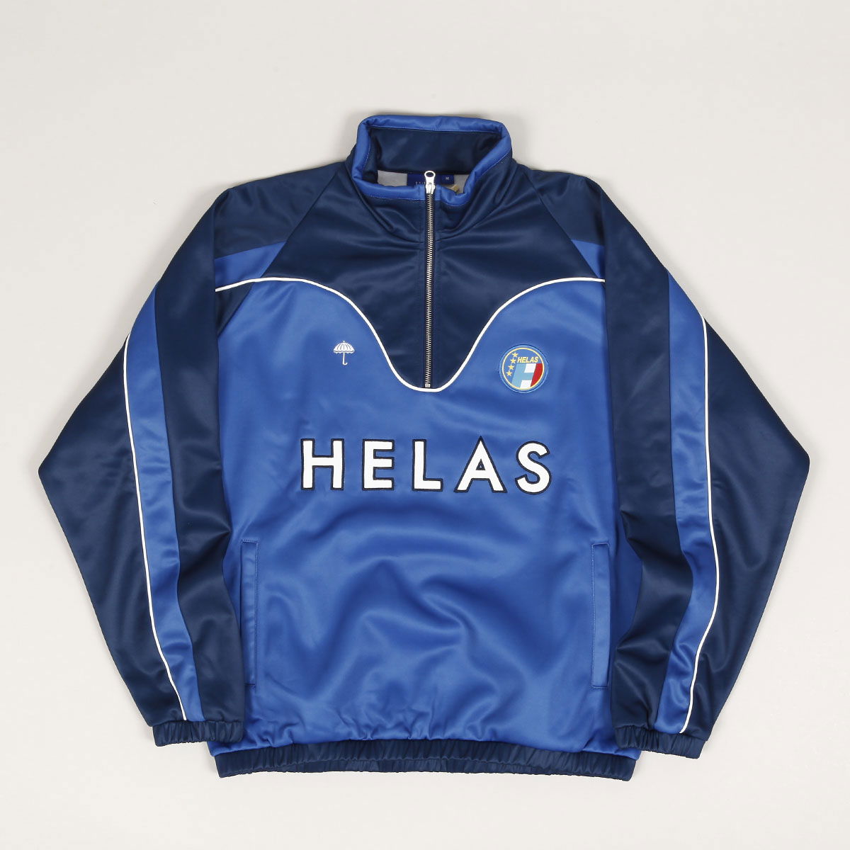 Vetrovka HÉLAS Helas Forza Quarter Zip Crewneck Modra | A05S1D1SWTQR01, 1