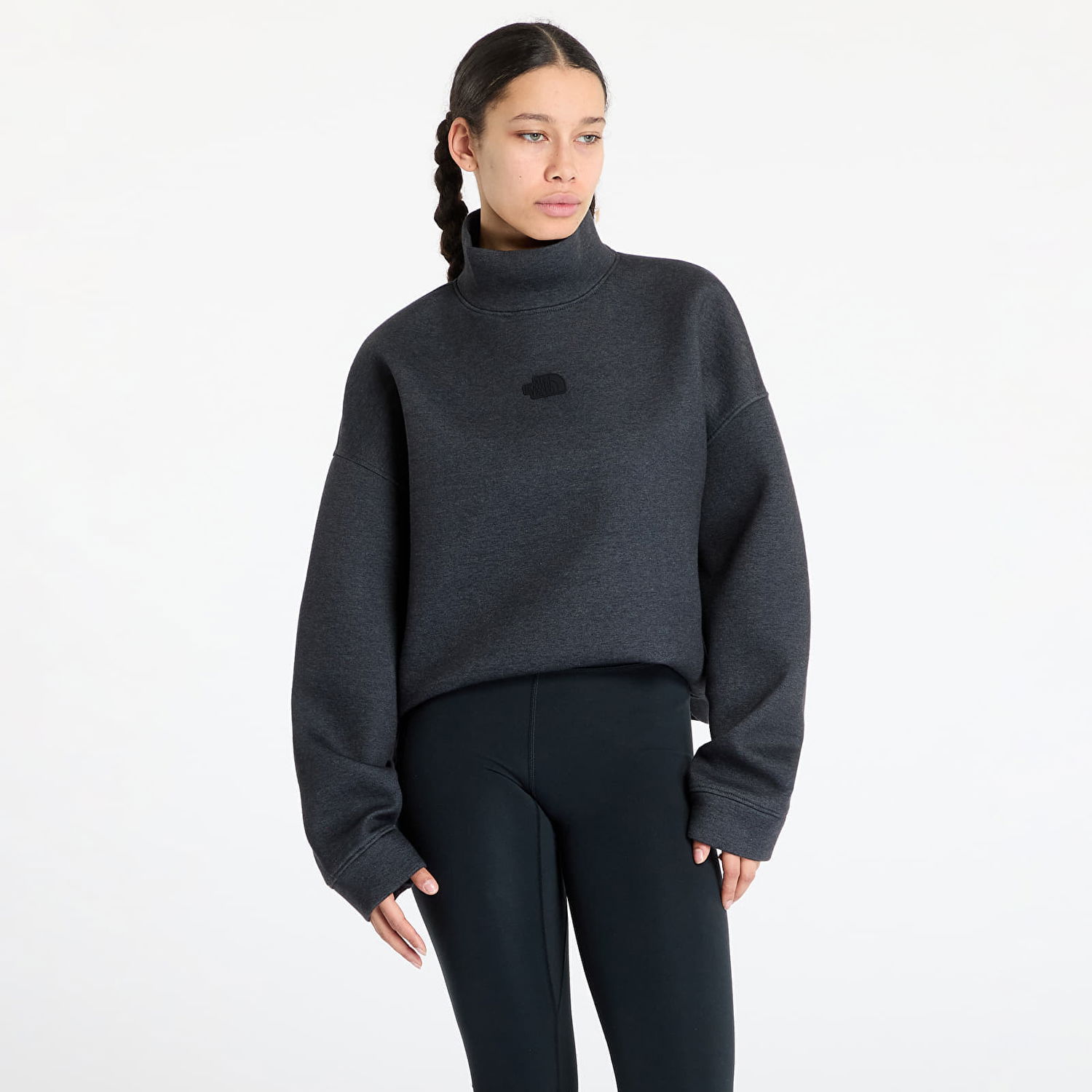 Pleteni pulover The North Face The North Face Relaxed Mock Neck Sweater Siva | NF0A89C1KS71, 0