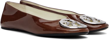 Oblačila Tory Burch Tory Burch Reva Ballerina Flats Rjava | 173536-200, 3