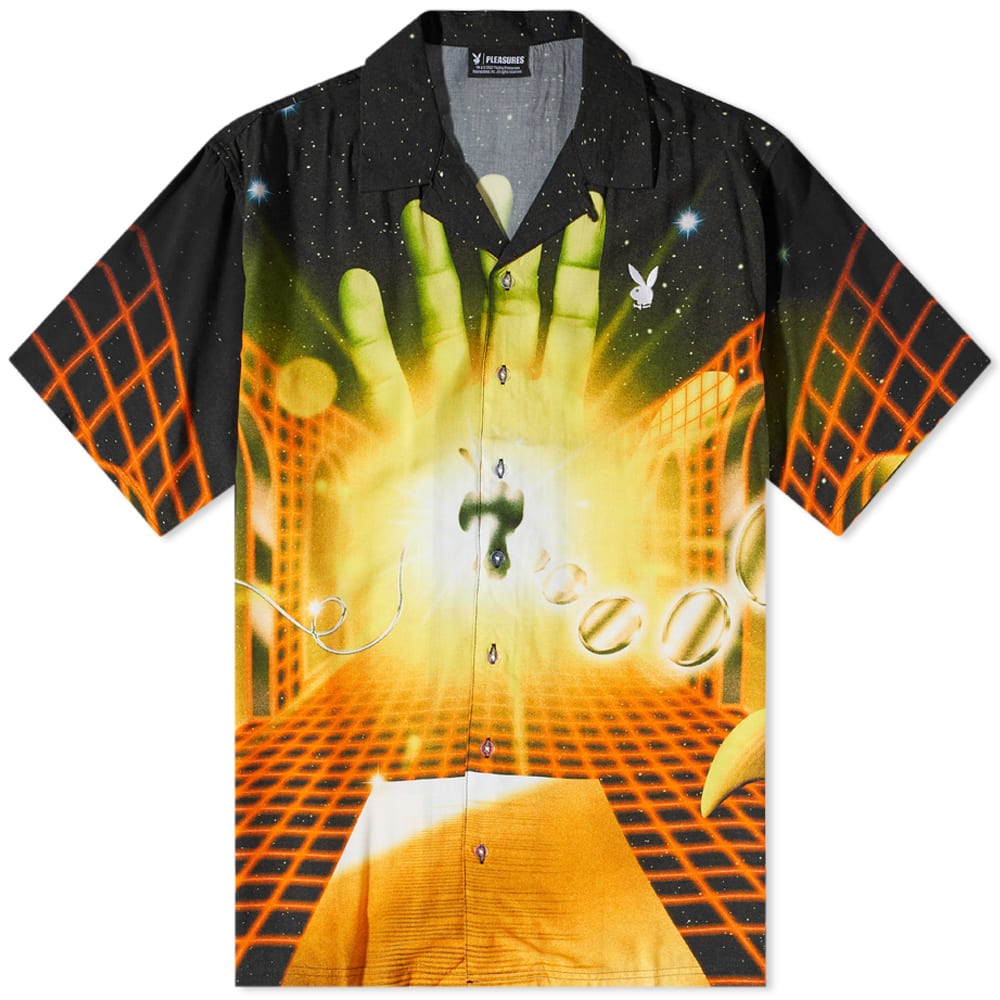 Srajce Pleasures Solar Vacation Shirt Orange Večbarvna | P22PB026-ORA, 0