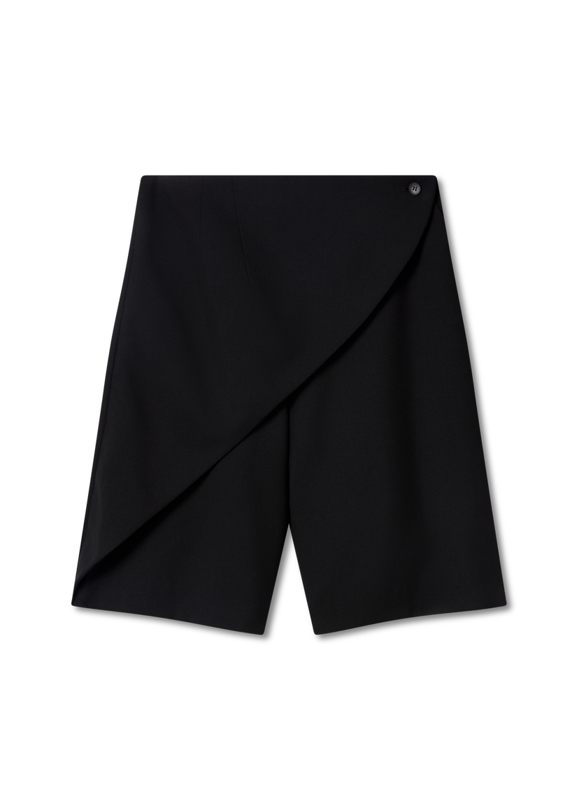 Kratke hlače AXEL ARIGATO Asymmetrical Dress Shorts Črna | A3057001