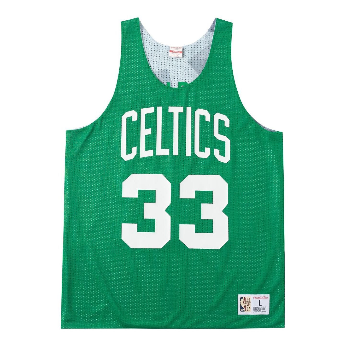 Majica brez rokavov Mitchell & Ness Celtics Basketball Jersey Zelena | TMTK3208-BCEYYLBIKYGN, 0