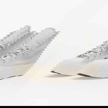 Superge in čevlji Converse Chuck Taylor All Star Lift Platform Luxe Workwear "Moonbathe/ Egret/ Moonbathe" Bela | A05248C, 5