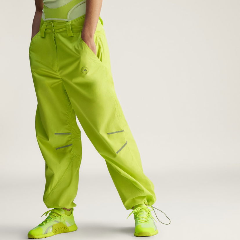 Hlače adidas Performance adidas by Stella McCartney Woven Pants Zelena | JG5783