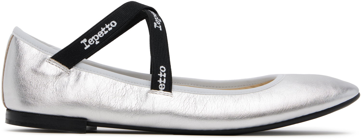 Obleke Repetto Repetto Joana Mary Jane Ballerina Flats Kovinski | V184VEMD, 0