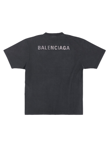Majica Balenciaga Large Fit T-shirt Črna | 641655TNVU31073