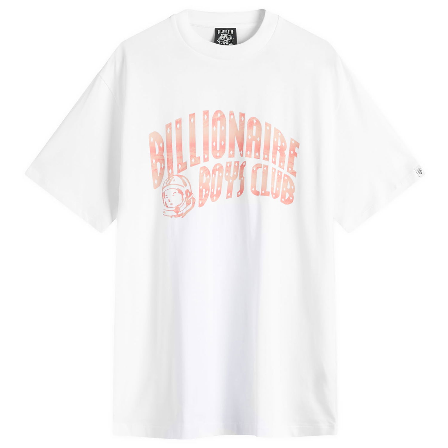 Majica BILLIONAIRE BOYS CLUB Mountain Fill Arch Logo T-Shirt, Size Large Bela | B25154-WHT, 1